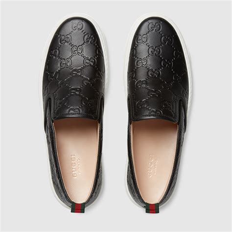 gucci slip on sneaker|gucci denim slip on.